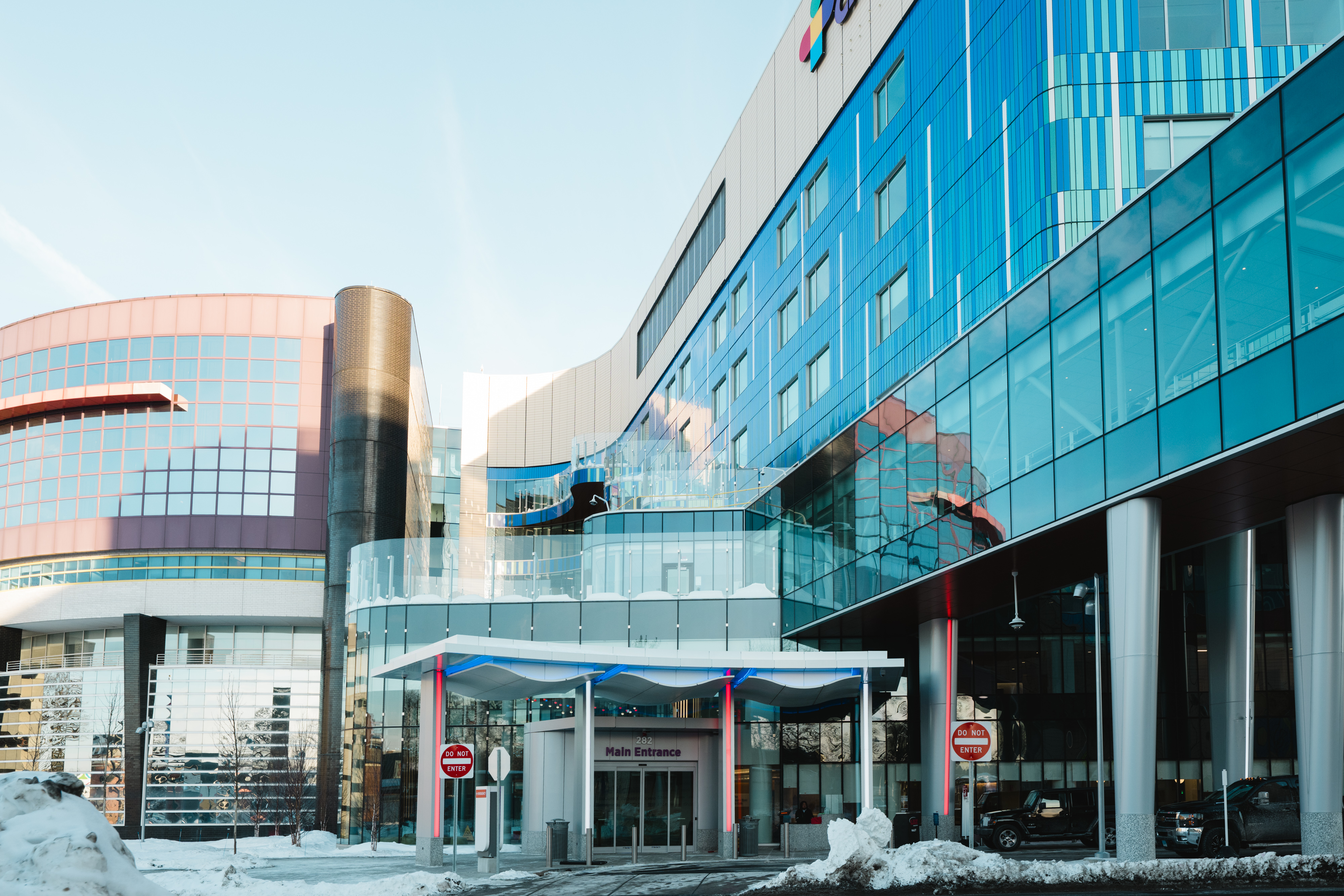 Tower garage exterior- Lincoln Street entrance Tower garage exterior- Lincoln Street entrance