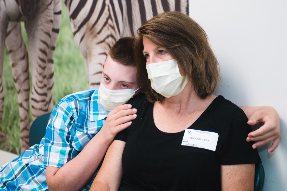 Daniel and his mom