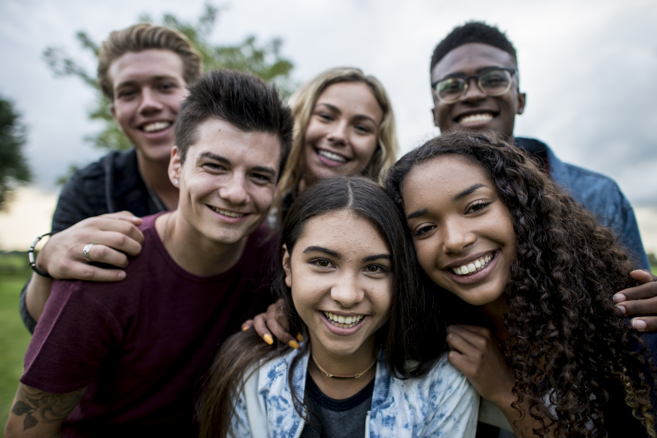 Group of teenagers.