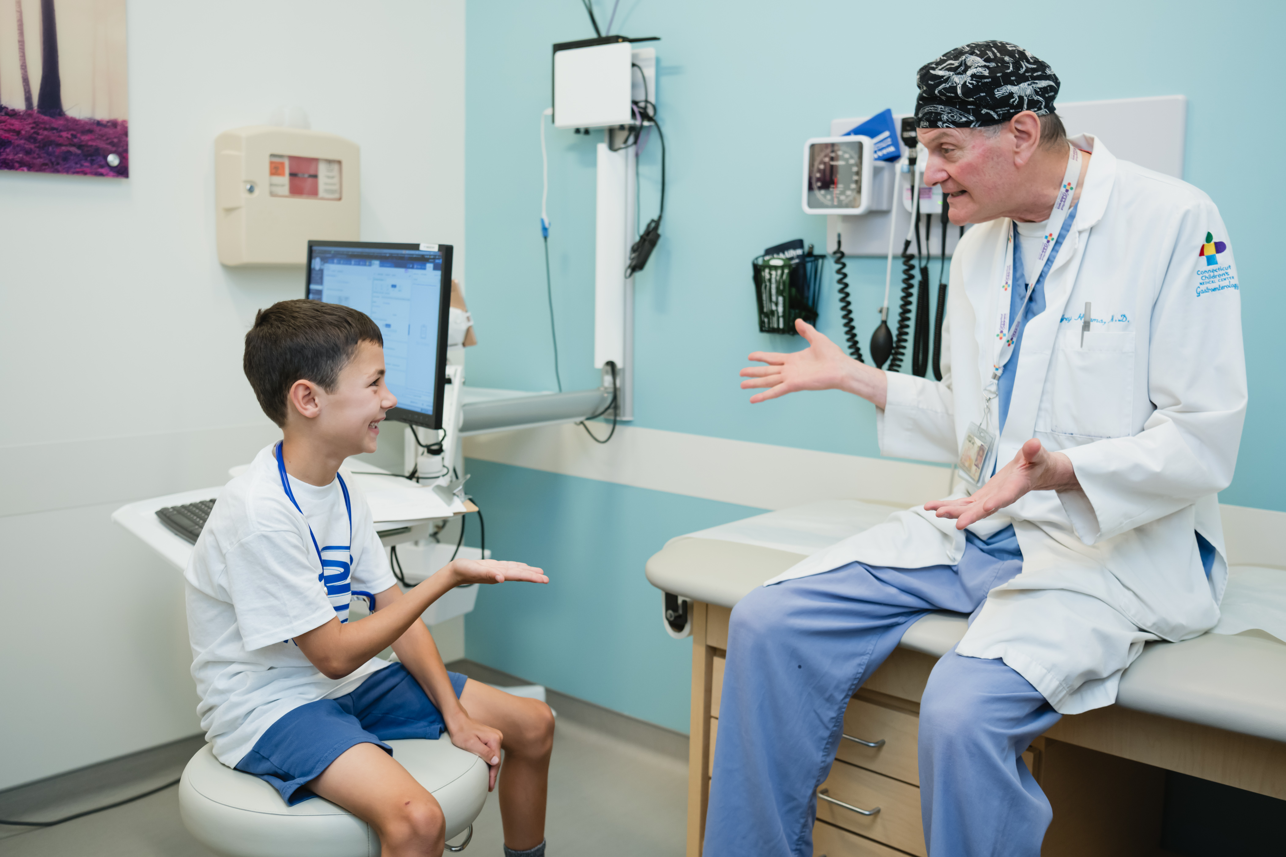 Provider and patient in GI Provider and patient in GI