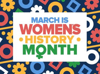 Women's History Month graphic