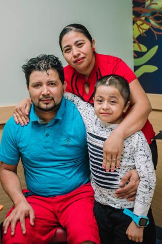 Fernando with his parents